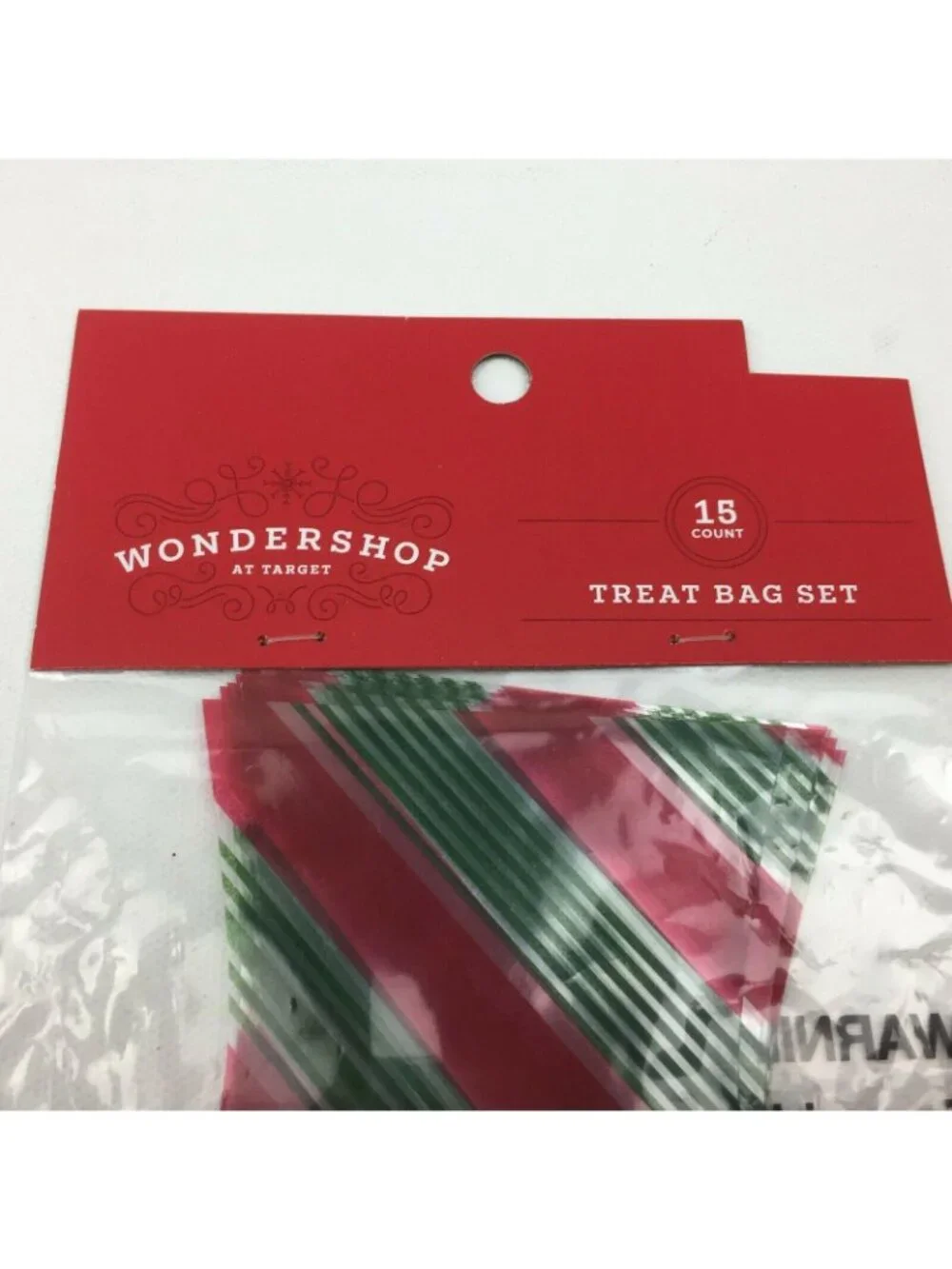 Wilton Wondershop 35 Treat Party Bag Gift Reg Green Stripes Twisty Ties